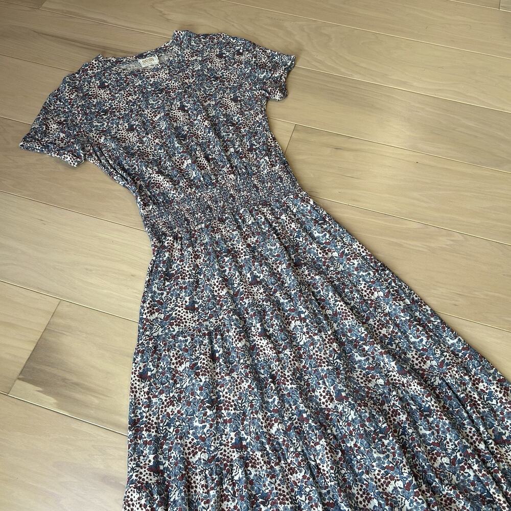 Nation LTD Martine Floral Casual Peasant Dress Women’s Medium